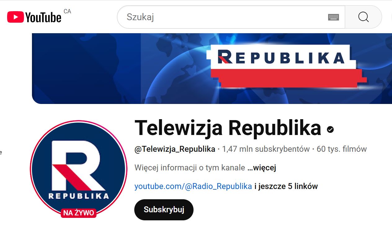 Kana Youtube TV Republika